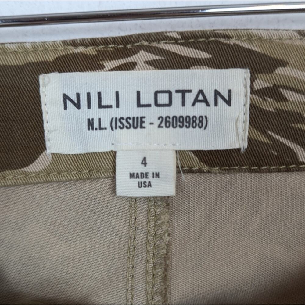 Nili Lotan Camo Cropped French Military Pants Size 4 - Picture 7 of 10